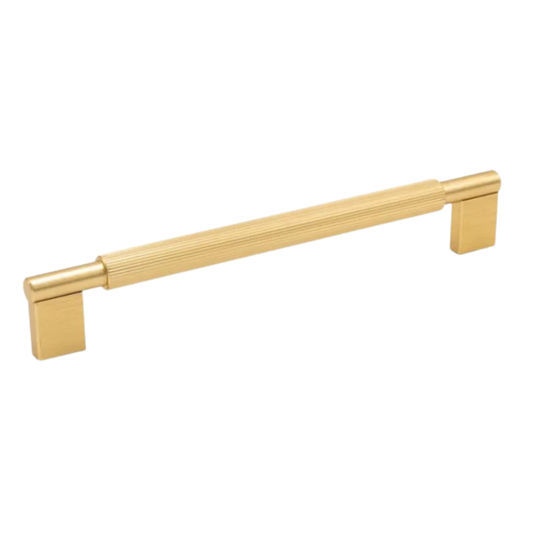 Mâner pentru mobilier Arpa, finisaj alama rustica, L 214 mm