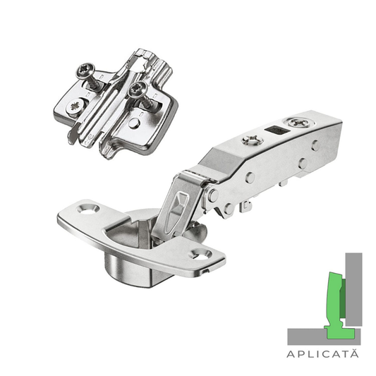 Sensys balama aplicata cu placuta de montaj 3D reglabil +-2mm cu holsurub premontat H=0mm