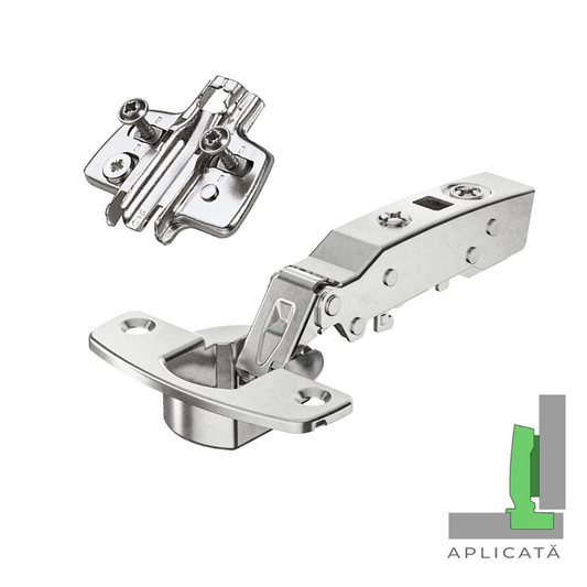 Sensys balama aplicata cu placuta de montaj 3D reglabil +-2mm cu holsurub premontat H=1.5mm