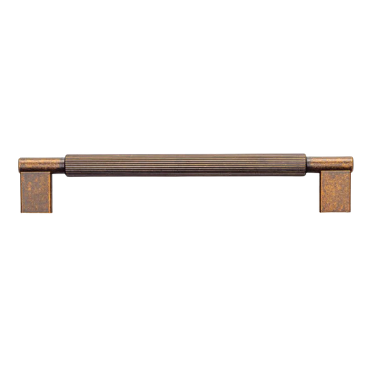 Mâner pentru mobilier Arpa, finisaj alama rustica, L 214 mm