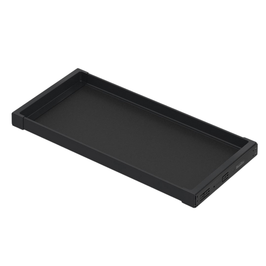 Sertar din lemn cu șină telescopică, antracit, pentru corp 900 mm, Starax