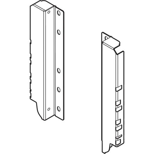 Suport spate sertar, dr+stg TANDEMBOX D (224mm), alb