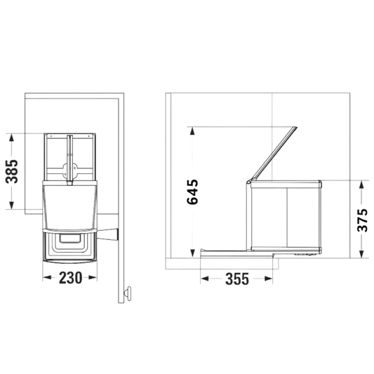 COS GUNOI GLISANT 16L - ANTRACIT - PELIKAN