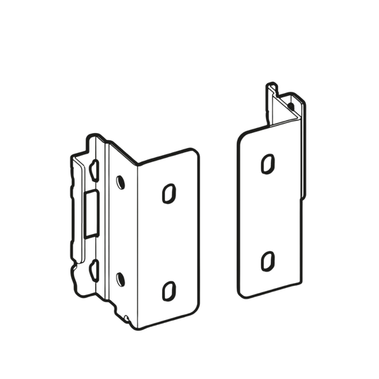 AvanTech YOU set suport spate metalic H101 mm, antracit