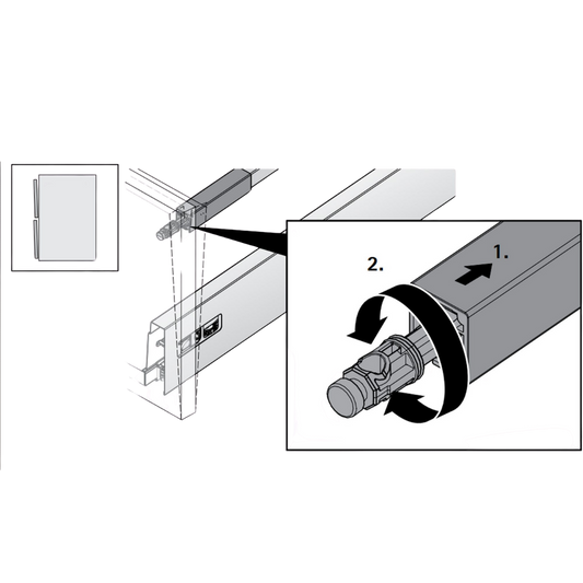 InnoTech Atira tija 650 mm,antracit