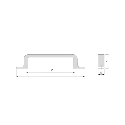 Mâner mobilier Kobe  distanță între găuri 128 mm