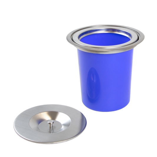 Coș de gunoi incorporat pentru blat de bucatarie ,5 litri, oțel inoxidabil și plastic