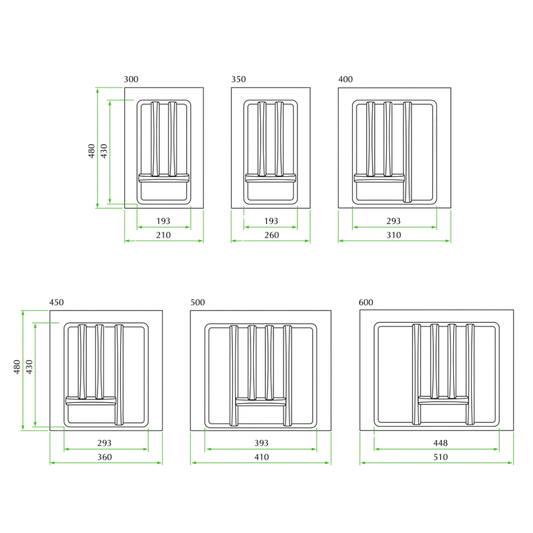Suport tacamuri Tetrix FGV, 300 - 350
