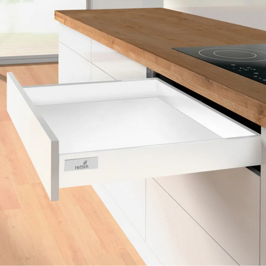 Sertar InnoTech Atira H70 / L400 mm, alb- Hettich