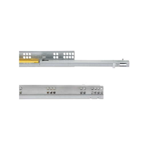 Glisiera sub sertar 440 mm, push to open, extractie partiala, 25kg