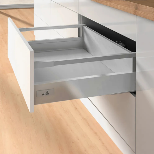 Sertar InnoTech Atira H144 / L350 mm, Silver – Hettich