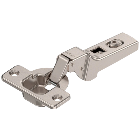 Balama clip 100° ușă semiaplicată cu șuruburi nichelat 71M2650 BLUM