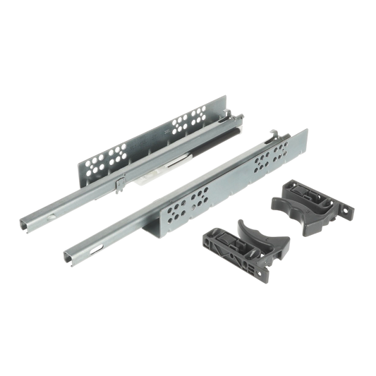 Riex NU04 Glisiere ascunse, extracție parțială, amortizare, 25 kg, 300 mm, reglaj 1D