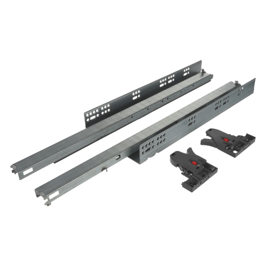 Riex NU70 Glisiere ascunse, extracție totală, push for open, sincronizate, 35kg, 650mm,reglaj 2D