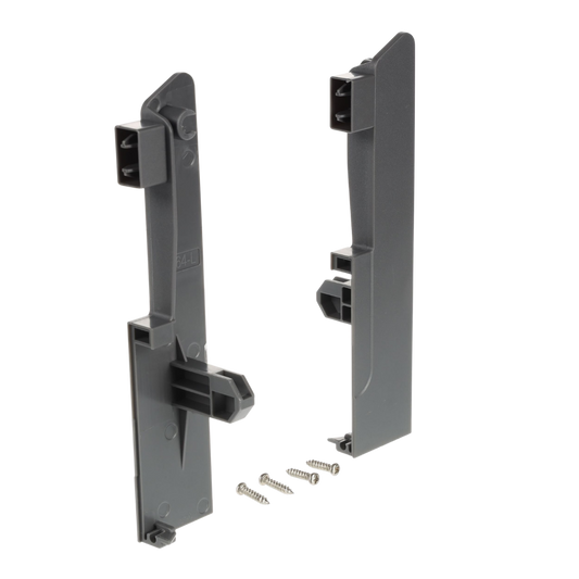 Riex NX40 Accesorii fixare front sertar interior, H140, 2 lonjeroane rectangulare, gri